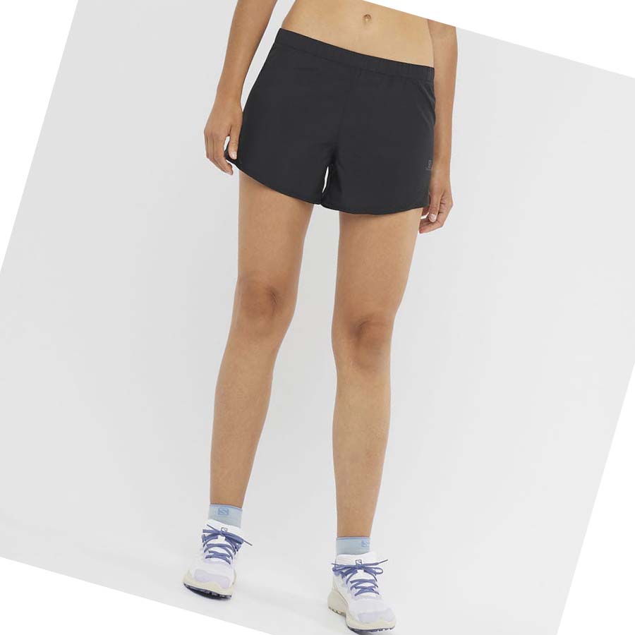 Bermudas Salomon CROSS REBEL 4'' Mujer Negros | MX 2354DFM